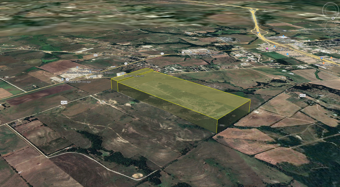 Discover Expansive Opportunities with 122.97 Acres in Hillsboro, TX!