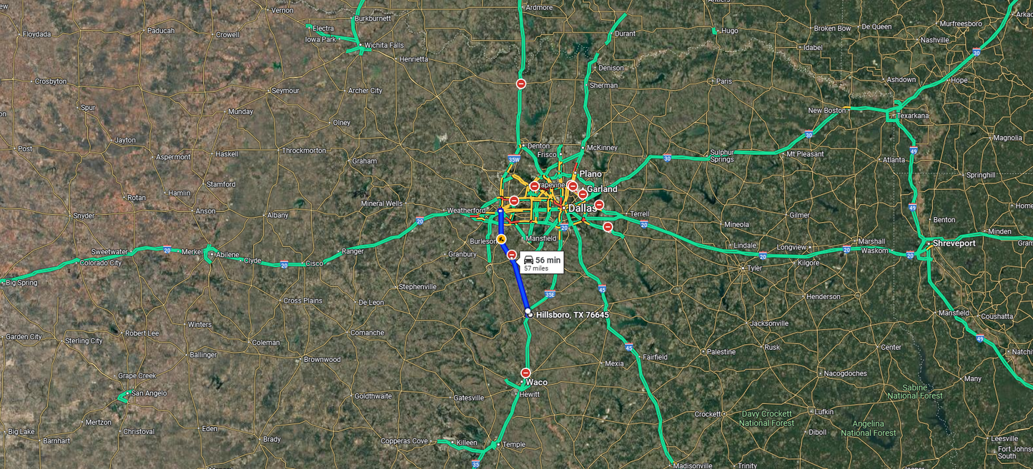 Discover Expansive Opportunities with 122.97 Acres in Hillsboro, TX!