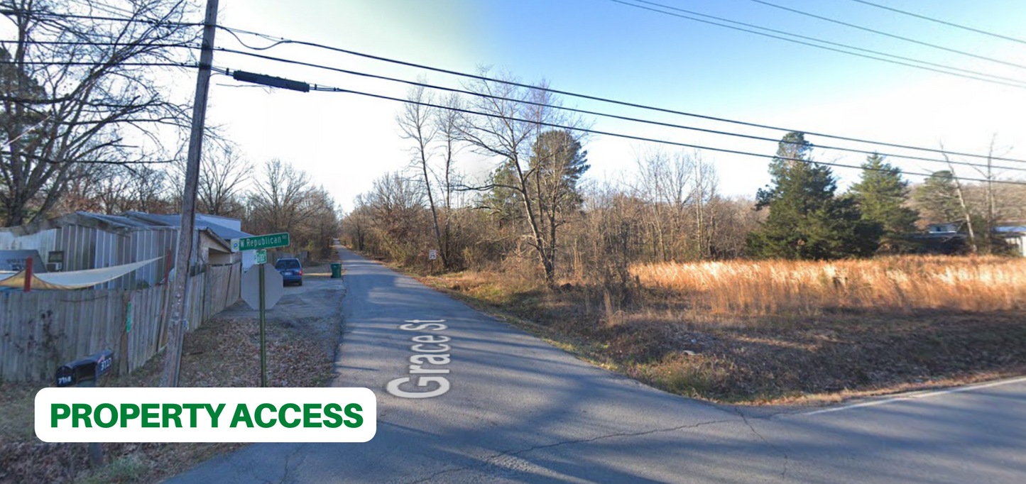 Half Acre Unrestricted Lot in Jacksonville, AR