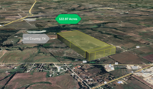 Discover Expansive Opportunities with 122.97 Acres in Hillsboro, TX!