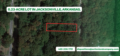 Half Acre Unrestricted Lot in Jacksonville, AR